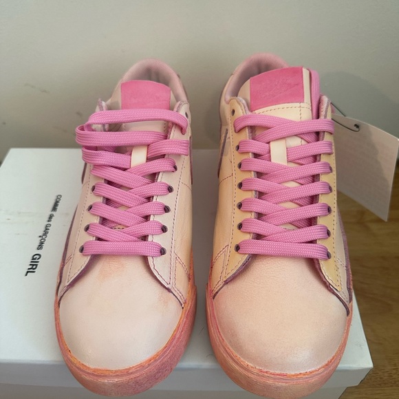 CDG Comme des Garcons GIRL Pink Nike Blazer - Picture 2 of 7